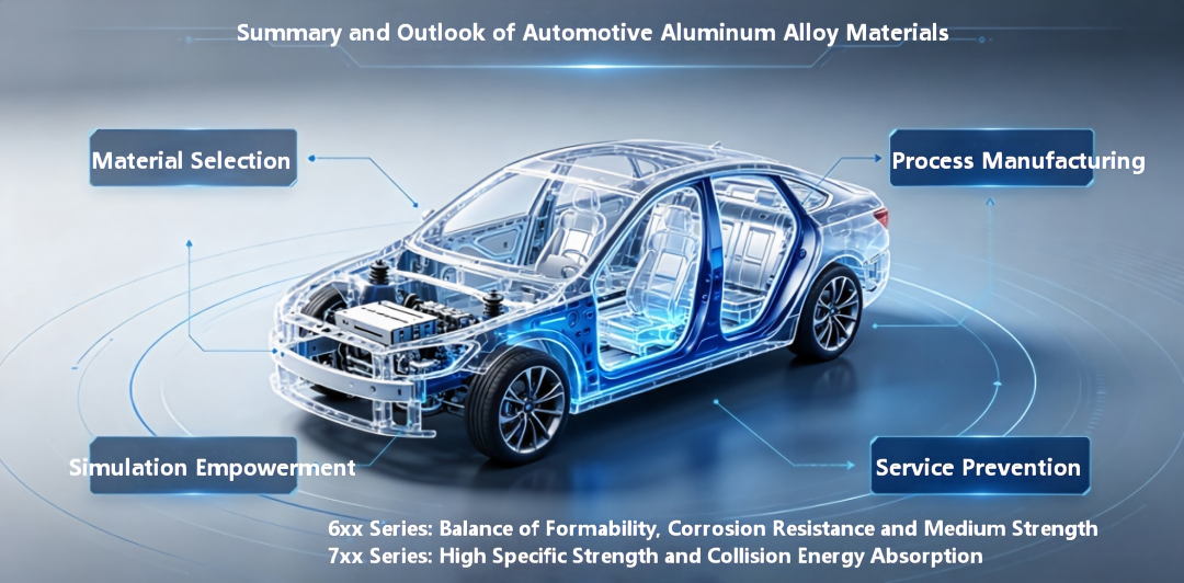 Materialabschnitt (Zwölf): Anwendung von Aluminiumlegierungsmaterialien der Serien 6xxx/7xxx als Kernmaterialien für den Automobilleichtbau