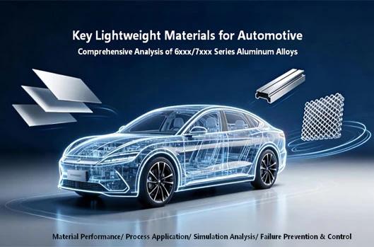 Materialabschnitt (Zw&ouml;lf): Anwendung von Aluminiumlegierungsmaterialien der Serien 6xxx/7xxx als Kernmaterialien f&uuml;r den Automobilleichtbau