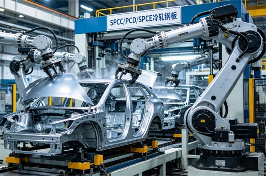 Materialabschnitt (十): Anwendung der kohlenstoffarmen Stahlserien SPCC, SPCD, SPCE und Gussserien aus Kohlenstoffstahl HT150, HT250 usw.