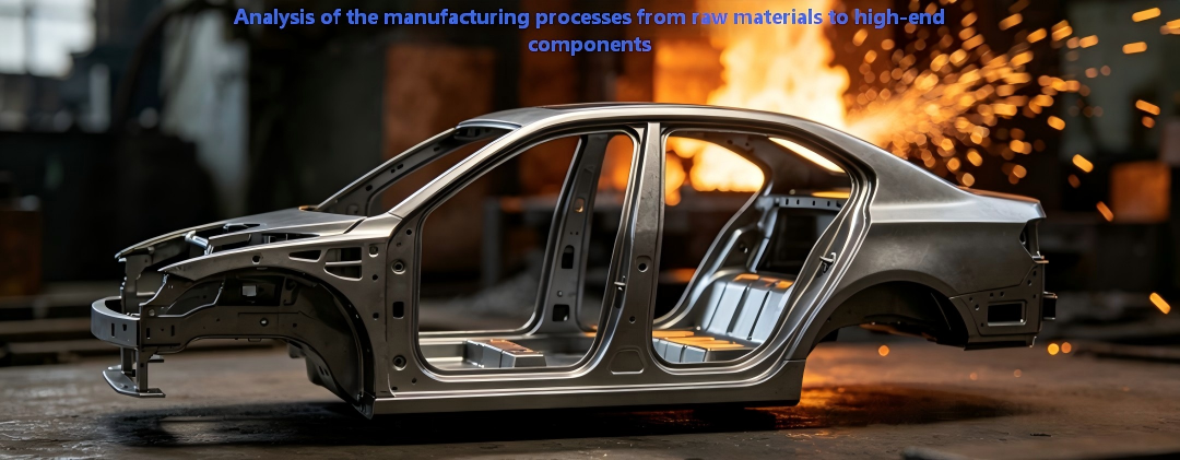 Materialabschnitt (VI): Analyse und Anwendung fortschrittlicher hochfester Stahlserien für Automobile