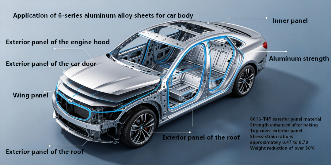 Materialabschnitt (Zwölf): Anwendung von Aluminiumlegierungsmaterialien der Serien 6xxx/7xxx als Kernmaterialien für den Automobilleichtbau 